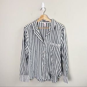 Victoria Secret Classic Striped Pajama Top